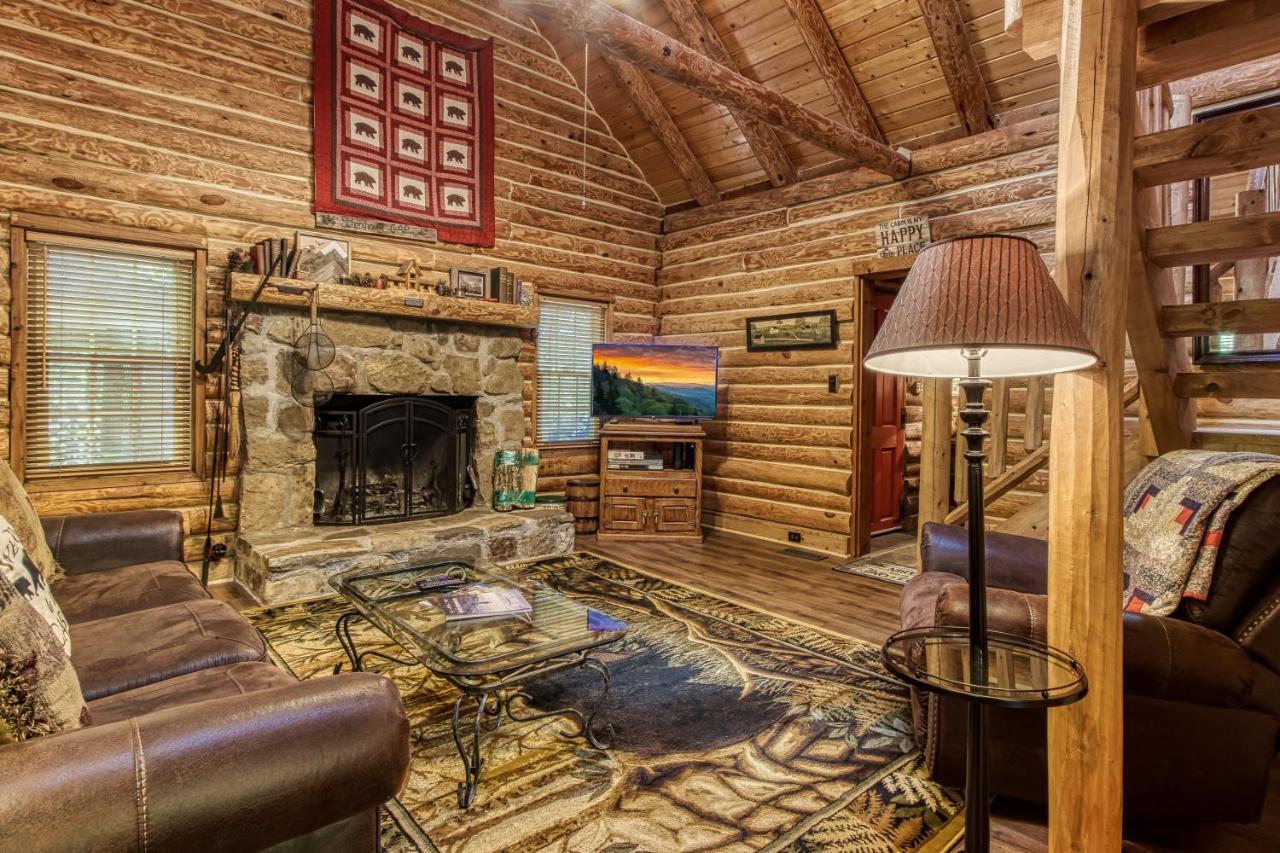 Very Private, Real Log Cabin With Hot Tub! Sevierville Exteriér fotografie