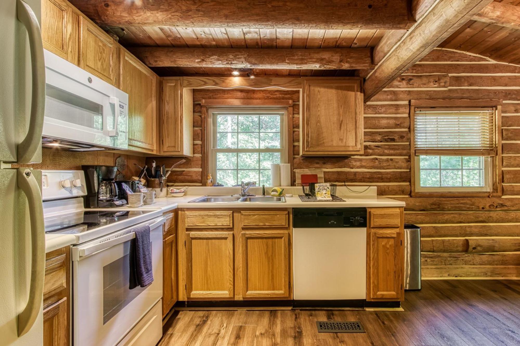 Very Private, Real Log Cabin With Hot Tub! Sevierville Exteriér fotografie